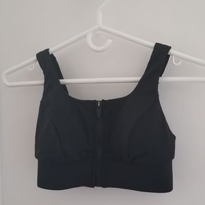 Michi front zip up sports bra